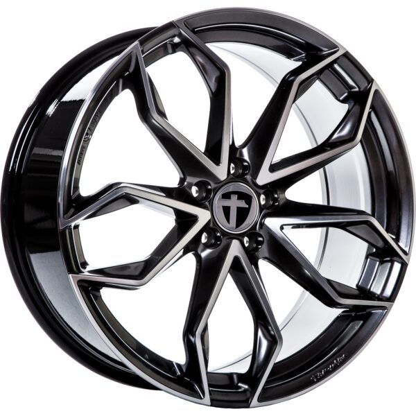 Tomason TN22 10,0×22″ 5×112 ET45 Ø66.6 Dark Hyper black polished