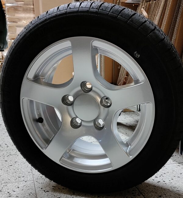 Pyörä 195/50R13C Kenda M+S LI104 ET30 5×112 SILVER (rengas+vanne)